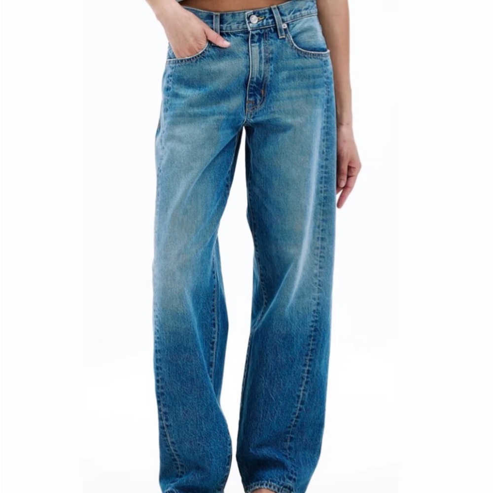 NWT SLVRLAKE Jackson No Side Seam Leg Fever Pitch Wash
